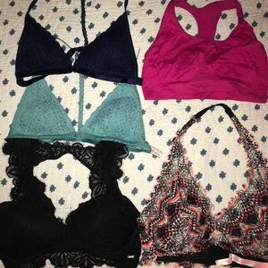 Victoria's Secret Pink Bralettes
